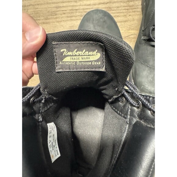 Men’s Timberland Premium 6-Inch Waterproof Boots – Black Nubuck – Size 11 main image 6